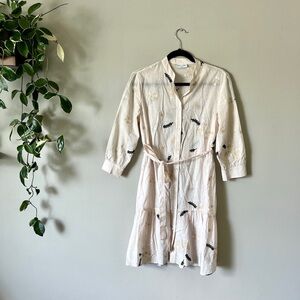 Megan Park embroidered dress